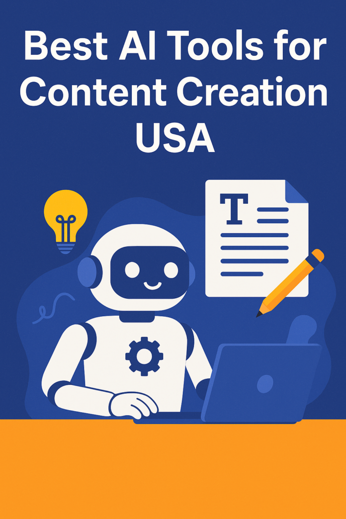 best AI tools for content creation USA