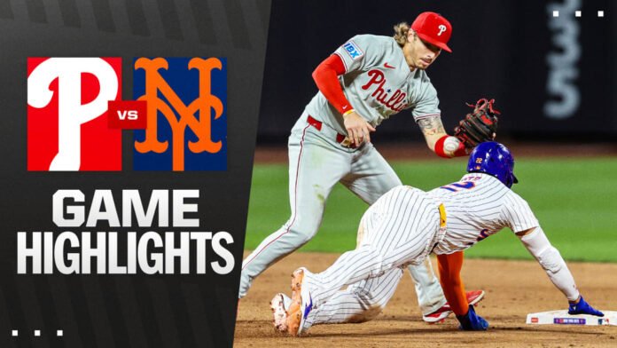 phillies vs mets match player stats